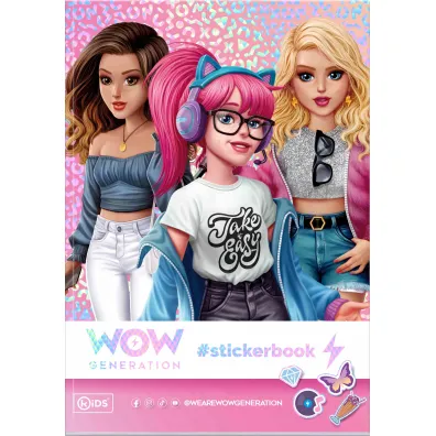 Album z holograficznymi naklejkami WoW Generation