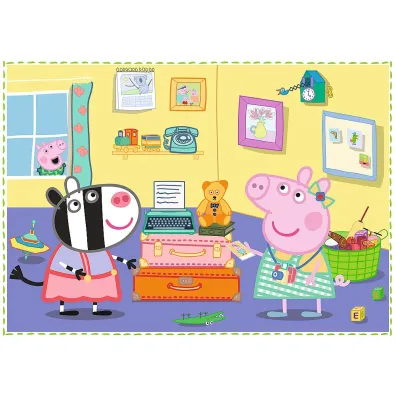Puzzle 4w1 - Wspomnienia z wakacji. Peppa Pig (12+15+20+24 el.) Trefl