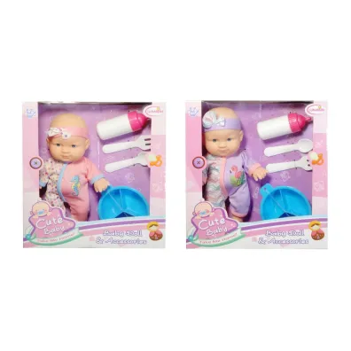 Lalka bobas z akcesoriami do karmienia Q9494 Swede