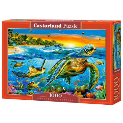 Puzzle 1000 el. Underwater Turtles Castorland