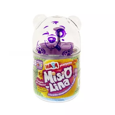 Misiolina Masa plastyczna niebieska 60g + foremka Epee
