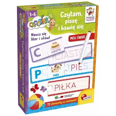 Carotina - Czytam, pisz i bawi si - Mj wiat Lisciani