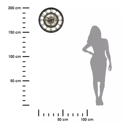 Zegar cienny Meca 51 cm