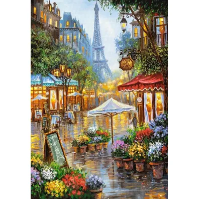 Puzzle 1000 el. Wiosenne kwiaty Pary� Castorland
