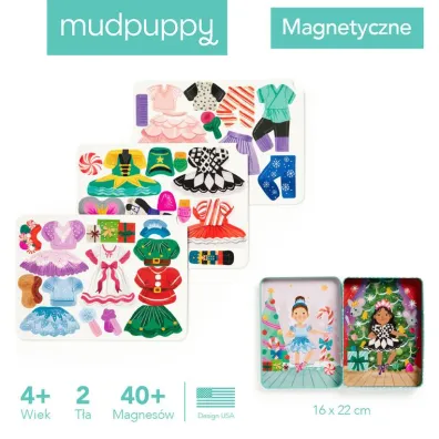 Puzzle Magnetyczne Postacie Zaczarowany dziadek do orzech�w 4+ Mudpuppy