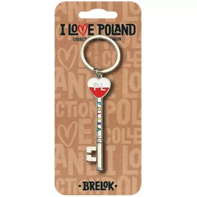 Pan Dragon Brelok I love Poland Polska ILP-BRE-A-PL-04