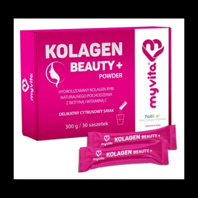 Myvita Silver Myvita Kolagen Beauty saszetki cytrusowy smak Suplement diety 30 x 10 g