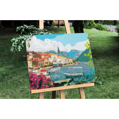 Twoje Hobby Malowanie po numerach - Lato w Zatoce Kotorskiej 40x50cm