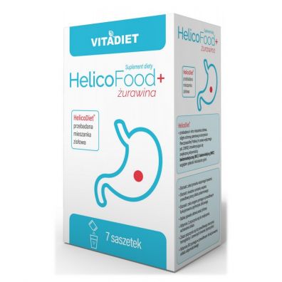 Vitadiet Helicofood+ urawina Suplement diety 7 sasz.