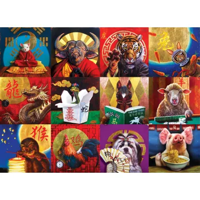 Puzzle 1000 el. Chinese Calendar Eurographics