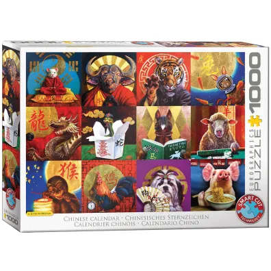 Puzzle 1000 el. Chinese Calendar Eurographics