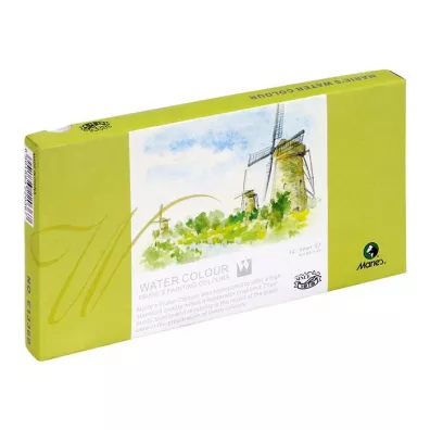Kw Trade Farby akwarelowe Maries 12 kolor�w, 12 ml