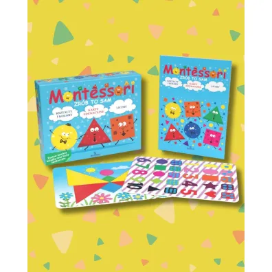 Montessori Zr�b to sam. Kszta�ty i kolory. Karty edukacyjne. Liczby