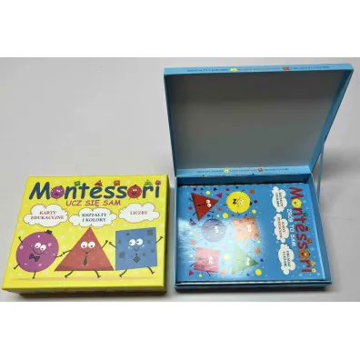 Montessori Zr�b to sam. Kszta�ty i kolory. Karty edukacyjne. Liczby