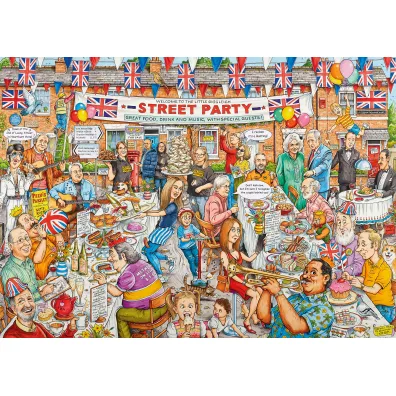 Puzzle 1000 el. The Street Party Ravensburger