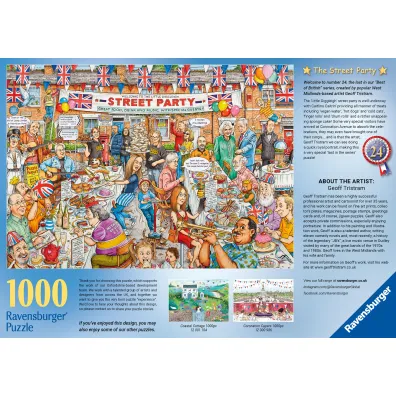 Puzzle 1000 el. The Street Party Ravensburger