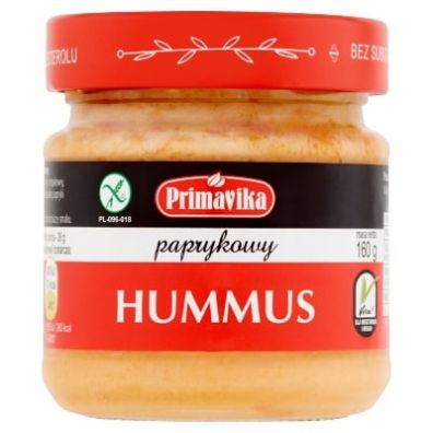 Primavika Hummus paprykowy bezglutenowy 160 g