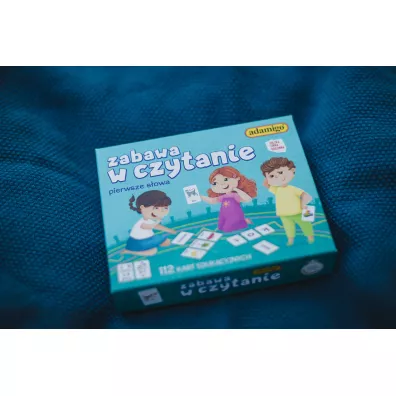 Zabawa w czytanie. Pierwsze sowa Adamigo