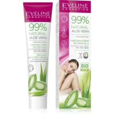 Eveline Cosmetics Krem do depilacji 99% Natural Aloe Vera