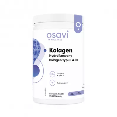Osavi Kolagen Hydrolizowany Typu I & III - suplement diety 600 g