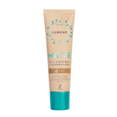 Lumene Matte Oil-Control podk�ad matuj�cy do twarzy SPF20 4 Tan 30 ml