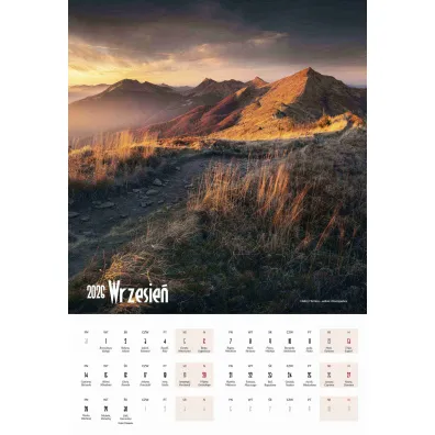 Kalendarz 2026 Bieszczady