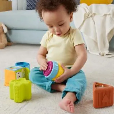 Fisher-Price. Klocki sensoryczne
