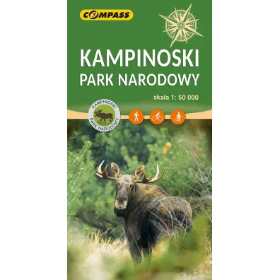 Kampinoski Park Narodowy mapa skala 1 : 50 000