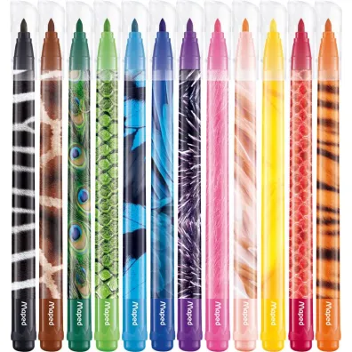 Maped Flamastry Colorpeps animals 12 szt.