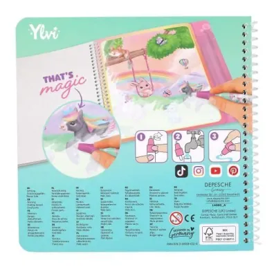 Ksi��eczka Aqua Magic Book Jednoro�ec Ylvi 14085A Depesche