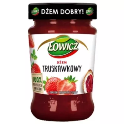 �owicz D�em truskawkowy niskos�odzony 280 g