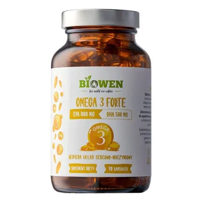 Biowen Omega 3 Forte Suplement diety 90 kaps.