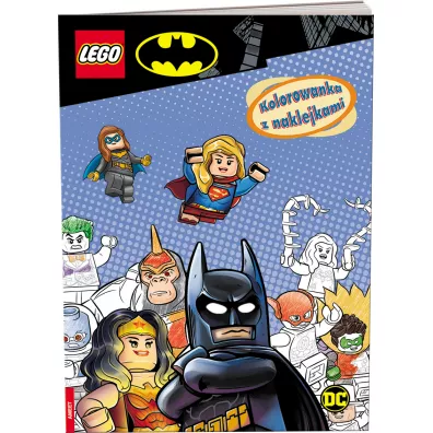 LEGO Batman. Kolorowanka z naklejkami