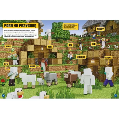 Kreator postaci. Minecraft. Naklejkowa przygoda