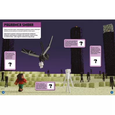 Kreator postaci. Minecraft. Naklejkowa przygoda