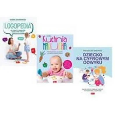Pakiet Poradniki. Logopedia / Kuchnia malucha / Dziecko na cyfrowym odwyku - Dorota Szyma�ska, Ma�gorzata Majewska, Sabina  Baranowska