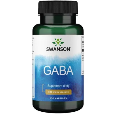 Swanson Gaba 500 mg - suplement diety 100 kaps.