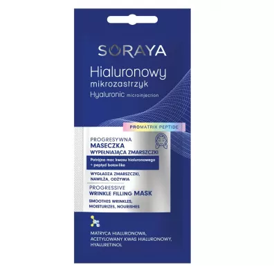 Soraya Hialuronowy Mikrozastrzyk progresywna maseczka wype�niaj�ca zmarszczki 8 ml