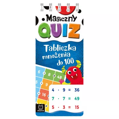 Tabliczka mno�enia do 100. Magiczny quiz. Spirala - Agnieszka Bator