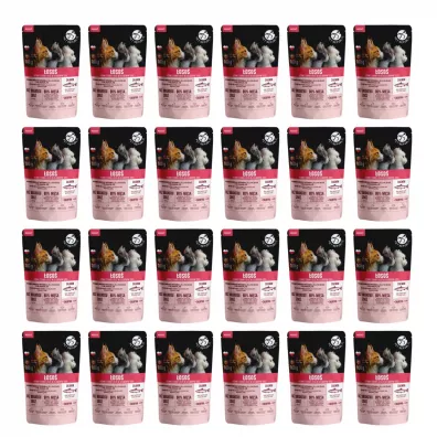 Pet Republic Mokra karma dla kota z ososiem w sosie Zestaw 24 x 100 g