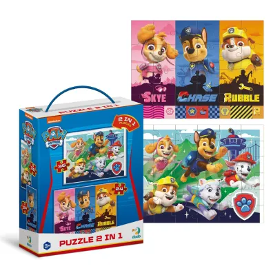 Puzzle 2w1 (24+36 el.) Paw Patrol Dobre szczeni�ta Dodo