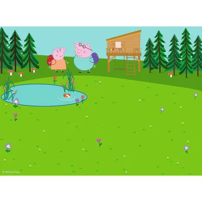 Puzzle magnetyczne Zabawy �winki Peppy Trefl
