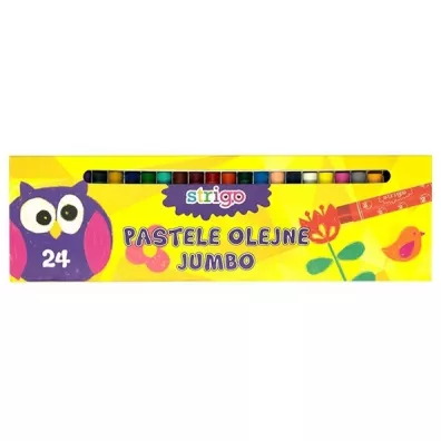 Strigo Pastele olejne Jumbo 12 szt.