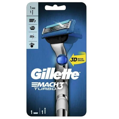 Gillette Mach 3 Turbo maszynka do golenia + wk�ad