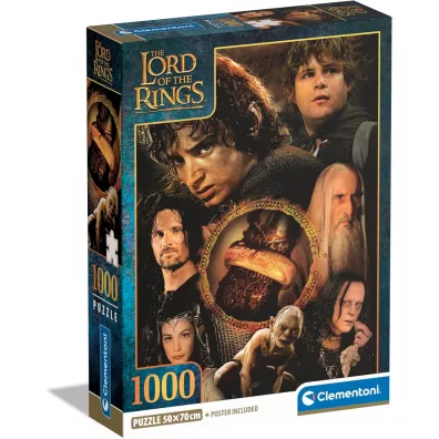 Puzzle 1000 el. Compact The Lord of the Rings Clementoni