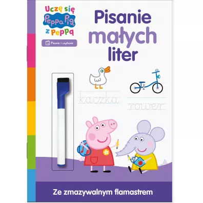 Pisanie maych liter. Ucz si z Pepp. winka Peppa. Zadania do cierania