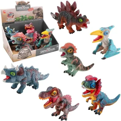 Dinozaur gumowy z g�osem MIX