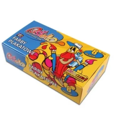 Pastello Farby plakatowe 8 kolor�w