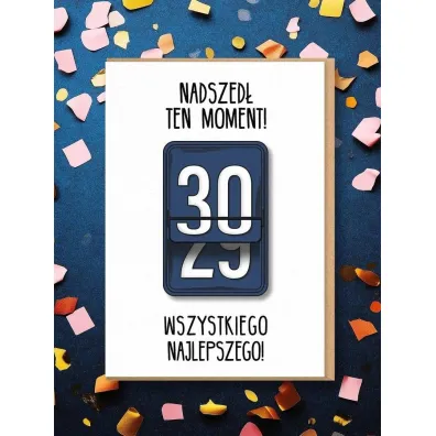 Nadwyraz.com Karnet Urodziny 30