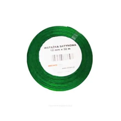 Brewis Wst��ka satynowa zielona 12mm x 32m